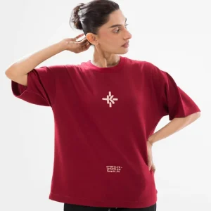 Emblem Tshirt - Burgundy