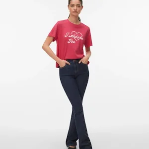 Vero Moda Sophie Mette Short Sleeve Top - Jazzy